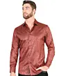 Camisa Burgundy De Moda El Señor De Los Cielos 44552