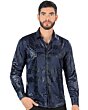 Camisa Navy Con Grecas Montero Fashion 0800