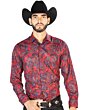 Camisa Fina Roja El Señor De Los Cielos 43856