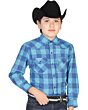 Camisa Vaquera De Niño A Cuadros El General 42560 Azul
