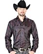 Camisa Color Azul Jacquard Centenario 43752