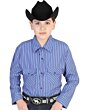 CAMISA VAQUERA AZUL PARA NIÑO EL GENERAL 2019-63