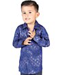 Camisa De Vestir Azul Rey Para Niño El General 44583