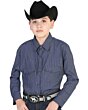 CAMISA VAQUERA PARA NIÑO EL GENERAL 2019-64 COLOR CAFÉ