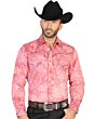 CAMISA ROJA VAQUERA ESTAMPADA Y BORDADA EL GENERAL 2019-141