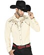 Camisa Vaquera Beige El Señor De Los Cielos 42890