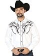 Camisa Blanca Vaquera Bordada El General 126692