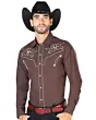 Camisa Vaquera El Señor De Los Cielos 42943 Café