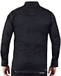 Vista trasera de la Camisa Vaquera de Hombre Lamasini 2206 de Manga Larga Negra con Bordado.