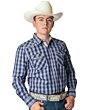 Camisa Vaquera A Cuadros Color Azul WD 11-878