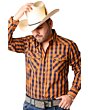Camisa Vaquera A Cuadros Color Mostaza WD 11-879