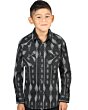 Camisa Color Negro Vaquera Para Niño El General 44439