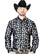 Camisa Negra Jacquard Centenario 43710