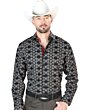Camisa Vaquera Color Negro Y Oro ESDLC 43717