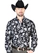 Camisa Vaquera Fina ESDLC 43720 Negro-Plata