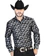 Camisa Negra Jacquard Centenario 43744