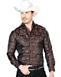 Camisa Jacquard Color Café Centenario 43763