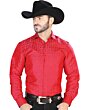 Camisa Jacquard Roja Centenario 43765