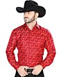 Camisa Roja Jacquard Centenario 43767