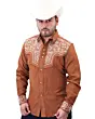 Camisa Vaquera Gamuza Bordada WD Boots 811