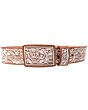 Cinto Piteado Fino Charro Natural WD 11-1673