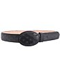 Cinto Vaquero Grabado Avestruz WD Boots 1344 Negro