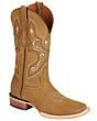 Bota Rodeo Nobuck Color Miel Para Mujer El General 44848