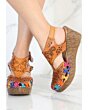 Huarache Artesanal De Piel 601930 Natural Look