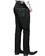 Lamasini Jeans Vaqueros Modern Boots Jet Black 1863