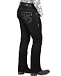 Pantalones Lamasini Vaqueros Deslavados Jet Black 1867