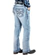 Pantalones Lamasini Vaqueros Deslavados Azul Claro 1867