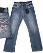 Jeans Montero 4619 Azul Claro para Hombre con detalle bordado en el bolsillo trasero