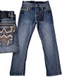 Jeans Montero 4622 Azul Medio para Hombre con bolsillos traseros bordados detallados