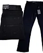 Montero 4627 Black Modern Boot Cut Jeans with Simple Back Pocket Design