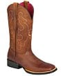 Bota Rodeo Texas Para Mujer Suela Hule Color Ladrillo