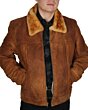 Chamarra western de piel de borrego con cuello de borrega – WD 11-2011