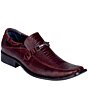 Zapato De Vestir Color Vino Para Hombre Lamasini 8408