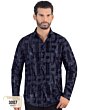 Camisa Color Navy Moder Fit Lamasini 3007