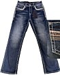 Pantalones Mezclilla Modern Boot Montero 4595 Color Azul Medio