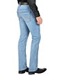 Pantalones Color Azul Claro Corte Recto Para Hombre Lam 1593