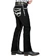 Pantalón Negro Mezclilla De Hombre 1851