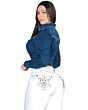 Pantalón Blanco Lamasini Para Mujer Boot Cut L725