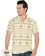 Playera Diseño Geométrico Completo Color Beige Lam 28203