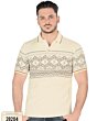Playera De Moda Color Beige Moda Lamasini 28204