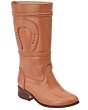 Botas Escaramuza Juvenil Piel Napa Tabaco WD 11-363