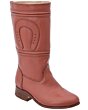 Botas Escaramuza Juvenil Piel Napa Shedrón WD 11-364 