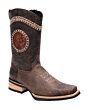 Botas Rodeo Con Tejido En Tubo Color Café WD 11-320