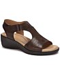 Sandalias De Piel Andrea Confort 3182161 Color Café