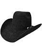Sombrero Rodeo Tostoneado Lana Color Negro WD 11-638