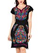 Vestido Bordado Artesanal 603093 Color Negro Zoom